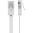 Goobay CAT 5e Flat-Patch Cable U/UTP, white 15 m