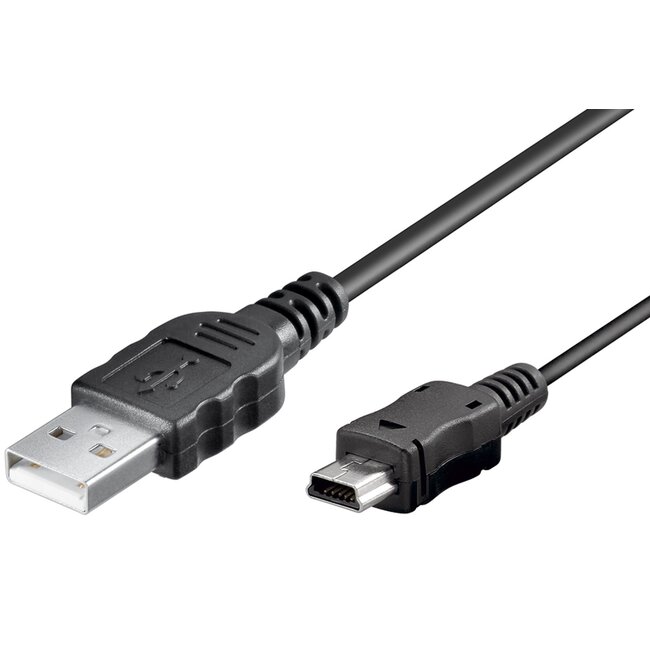 Goobay Mini USB Sync and Charging Cable, Black 1 m
