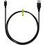 Goobay Mini USB Sync and Charging Cable, Black 1 m