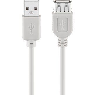 Goobay Goobay USB-A Extension Cable, 5 m, grey