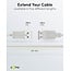 Goobay USB-A Extension Cable, 5 m, grey