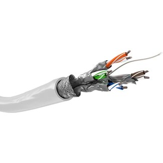 Goobay Goobay CAT 6 network cable, S/FTP (PiMF), white 305 m