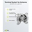 Goobay 3-Hole Antenna Stub/End Socket