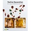Goobay 20 LED Silver Wire Fairy Lights "Pine Cones & Red Berries"