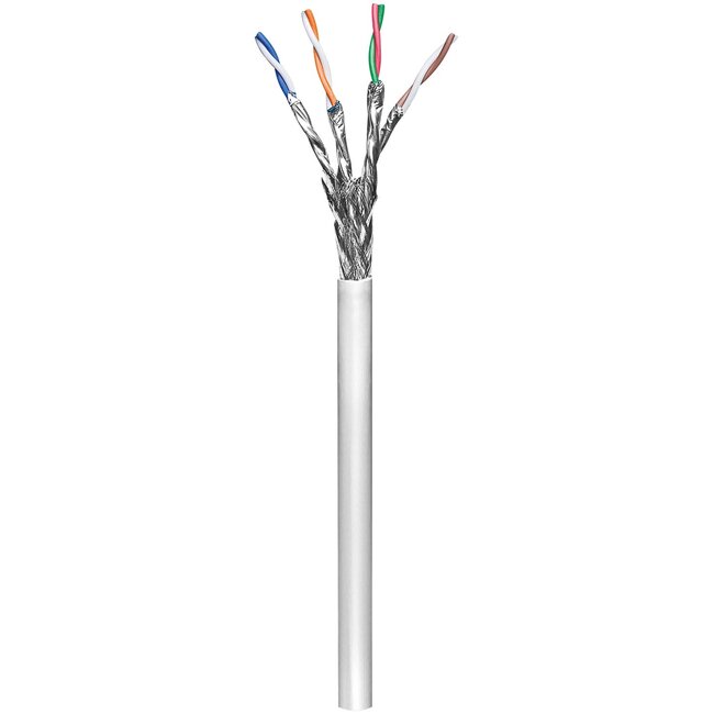 Goobay CAT 6 Network Cable, S/FTP (PiMF), grey 100 m