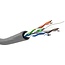 Goobay CAT 6 Network Cable, U/UTP, grey 100 m