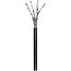 Goobay CAT 6 Outdoor Network Cable, S/FTP (PiMF), black 100 m