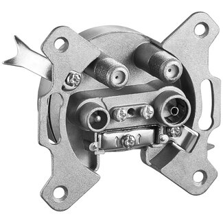 Goobay Goobay 4-Hole Antenna Stub/End Socket
