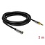 Delock 3,5mm Jack verlengkabel met schroefbare 6,35mm Jack adapter | 3 meter