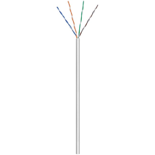 Goobay CAT 5e Network Cable, U/UTP, grey 100 m