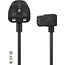 Goobay IEC Cord UK 90°, 2 m, black, (3*1 mm²)