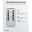Goobay Set of 3 LED Real Wax Candles, white
