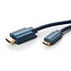 Clicktronic Mini-HDMI adapter cable with Ethernet 2 m
