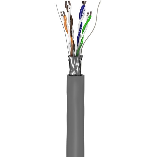 Goobay CAT 5e Network Cable, F/UTP, grey 305 m