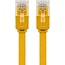 Goobay CAT 6 Flat Patch Cable, U/UTP, yellow 3 m