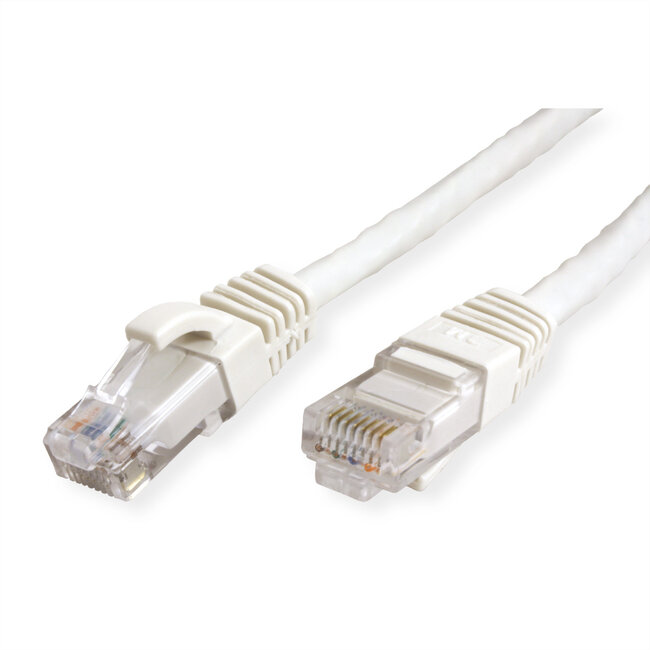 VALUE Patchkabel Kat.6A (Class EA) UTP, wit, 2 m