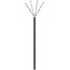 Goobay CAT 5e outdoor network cable, U/UTP, black 100 m
