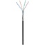 Goobay CAT 5e Outdoor Network Cable, SF/UTP, black 100 m