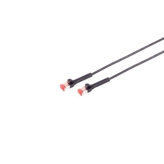 S-Impuls Patchkabel Cat. 6A mit biegbaren Stecker, U/FTP, schwarz, 10,0m