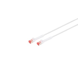 S-Impuls Patchkabel Cat. 6A mit biegbaren Stecker, U/FTP, weiß, 1,0m