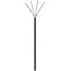 Goobay CAT 5e Outdoor Network Cable, U/UTP, black 100 m