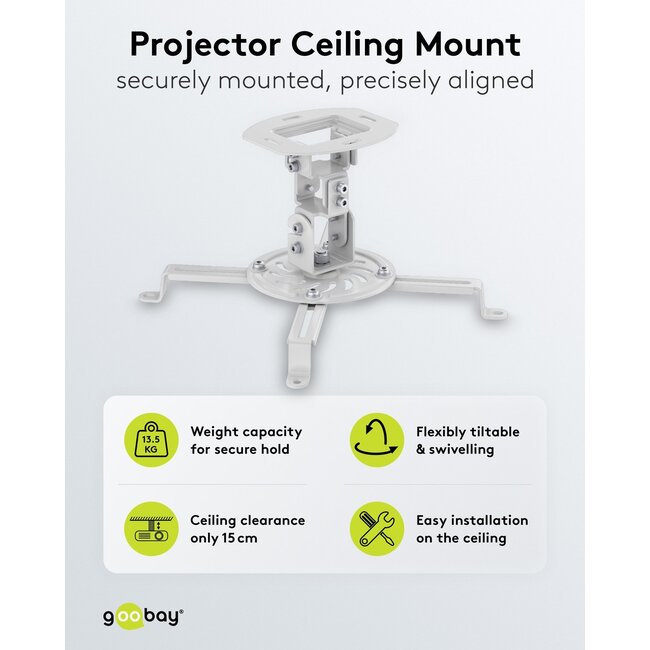 Goobay Projector Ceiling Mount (M)