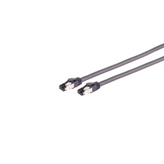 S-Impuls Patchkabel, cat. 6A, FlexArmor, U/FTP, grau, 2m