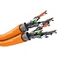 Goobay CAT 7A Duplex Network Cable, S/FTP (PiMF), orange 500 m