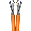 Goobay CAT 7A Duplex Network Cable, S/FTP (PiMF), orange 500 m