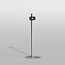 Vloerstandaard SPHERE rvs 150 cm VESA 200x100