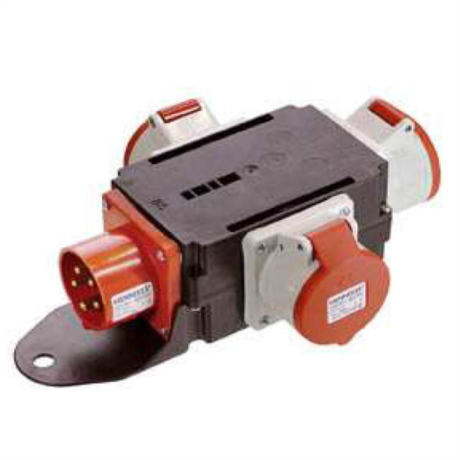 BACHMANN CEE Adapter CEE 400 V/16 A , 3x16A 5p400V, IP44