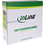 InLine® Patchk., S/FTP (PiMf), Cat.6A, 500MHz, halogeenvrij, koper, oranje, 100m
