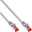 InLine® Patchkabel, S/FTP (PiMf), Cat.6, 250 MHz, PVC, koper, grijs, 30m
