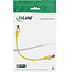 InLine® Patchkabel, S/FTP (PiMf), Cat.6, 250 MHz, PVC, koper, geel, 0,3m