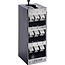 InLine® Cat.6A Keystone-box, wand/DIN-rail, STP, 9 poorten