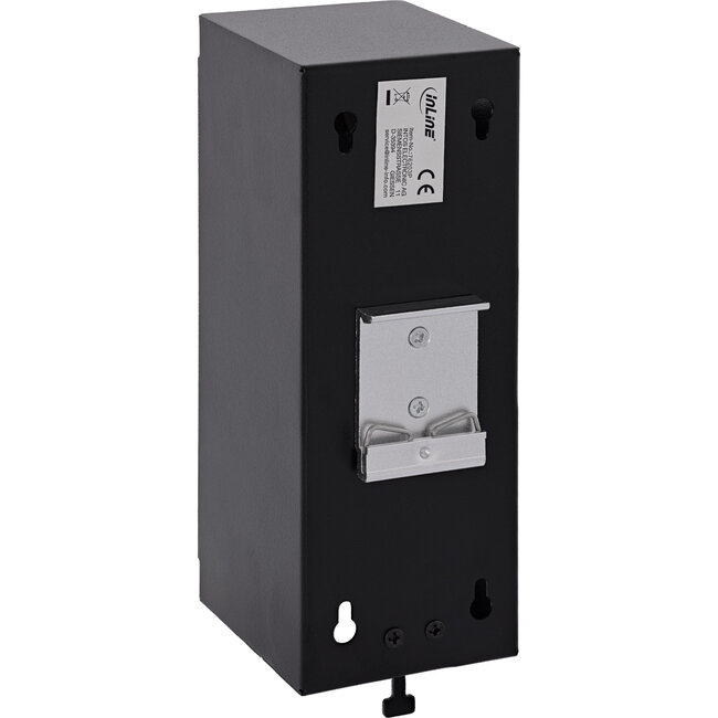 InLine® Cat.6A Keystone-box, wand/DIN-rail, STP, 9 poorten