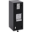 InLine® Cat.6A Keystone-box, wand/DIN-rail, STP, 9 poorten