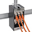 InLine® Cat.6A Keystone-box, wand/DIN-rail, STP, 9 poorten