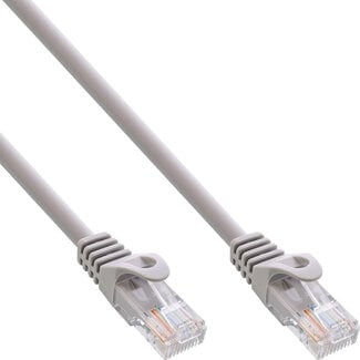 InLine InLine® Patchkabel, U/UTP, Cat.5e, grijs, 1m