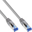 InLine® Patchkabel, S/FTP (PiMf), Cat.6A, halogeenvrij, grijs, 0,3 m