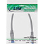 InLine® Patchkabel, S/FTP (PiMf), Cat.6A, halogeenvrij, grijs, 0,3 m