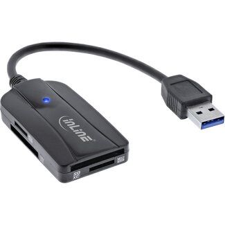 InLine InLine® Kaartlezer, USB-A, USB 3.2 Gen.1, voor SD en microSD