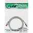 InLine® Patchkabel, S/FTP (PiMf), Cat.6, 250 MHz, PVC, CCA, grijs, 1,5m