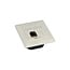 InLine® Cat.6 inbouwaansluitdoos, 2x RJ45 female, RAL9010 wit, horizontaal