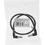 InLine® Patchkabel boven/onder haaks, S/FTP (PiMf), Cat.6, zwart, 2,36m