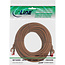 InLine® Patchkabel, S/FTP (PiMf), Cat.6, 250 MHz, PVC, koper, bruin, 20m
