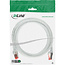 InLine® Patchkabel, S/FTP (PiMf), Cat.6, 250 MHz, PVC, koper, wit, 3m