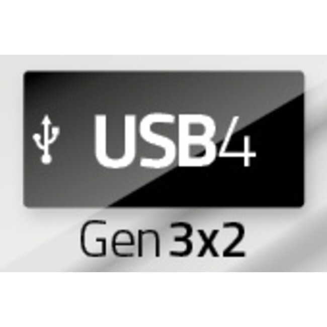InLine USB-C kabel | haaks/recht | USB4 (40Gb/s) | PD 240W | 8K 60Hz | zwart | 2 meter
