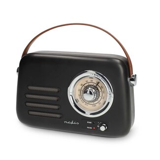 Nedis Nedis portable radio | FM-radio, Bluetooth, USB en AUX | 10W | zwart