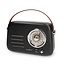 Nedis portable radio | FM-radio, Bluetooth, USB en AUX | 10W | zwart